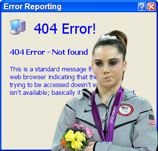 Kyla's Not Impressed with your 404