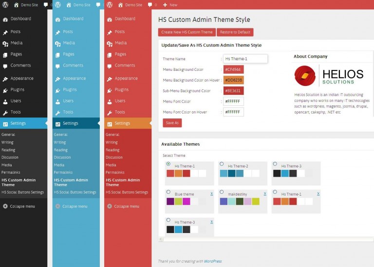 Custom Admin Color Schemes are All the Rage Now!